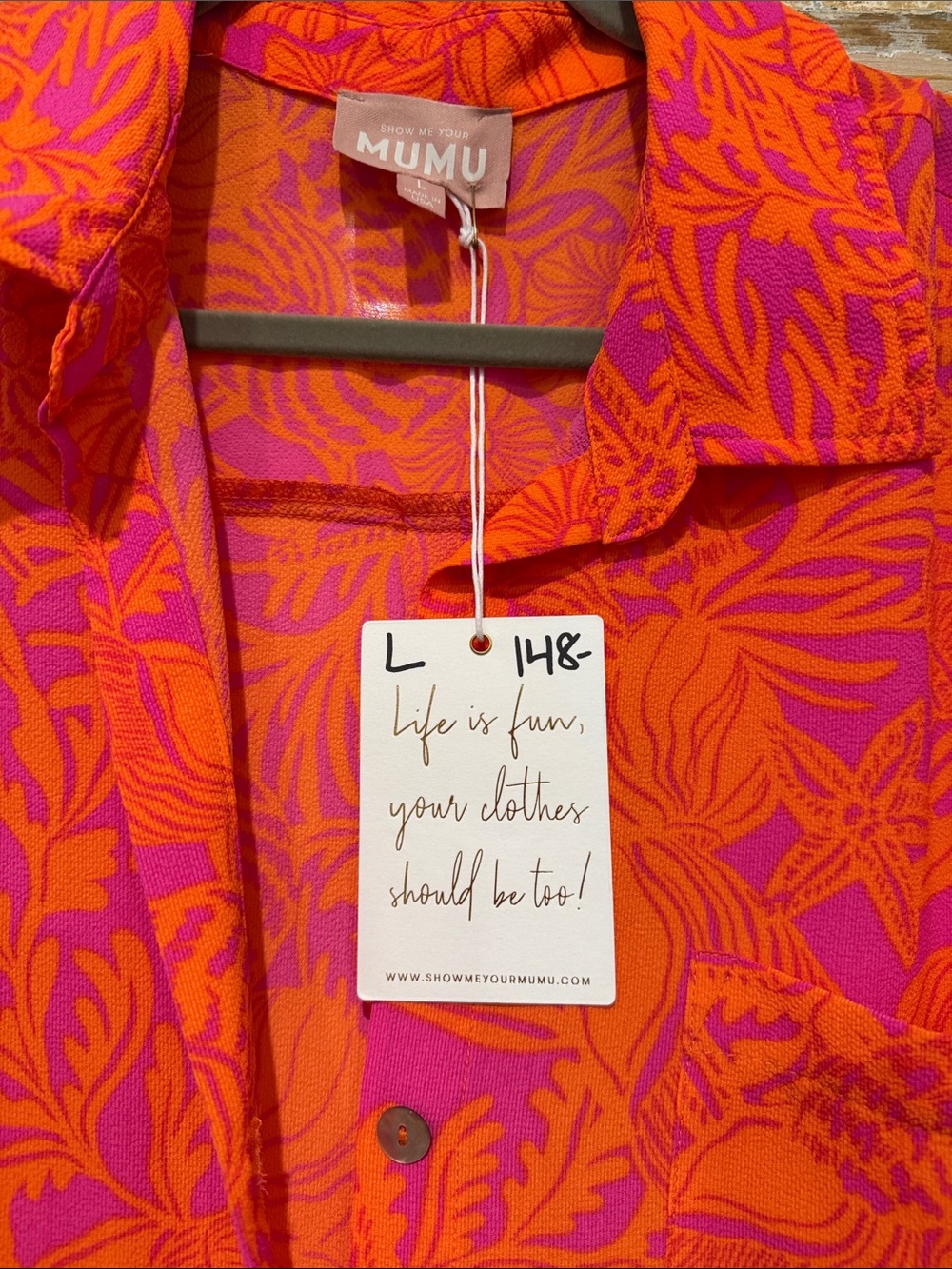SMYM beach club button down - Picture 3 of 6